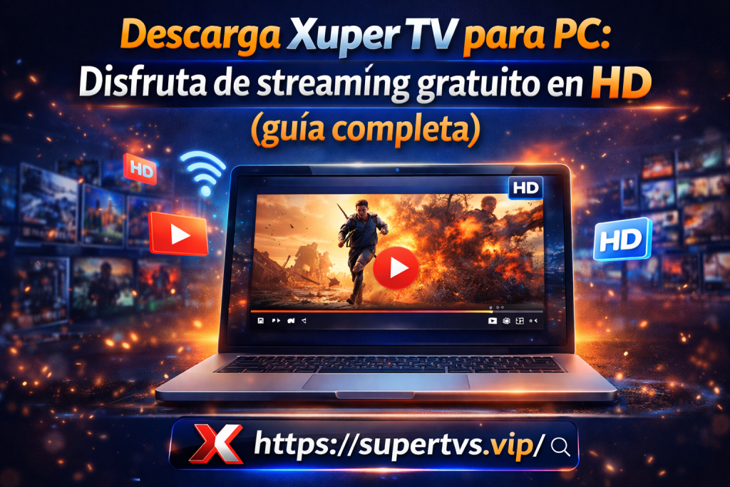 Descarga Xuper TV para PC Disfruta de streaming gratuito en HD (guía completa)