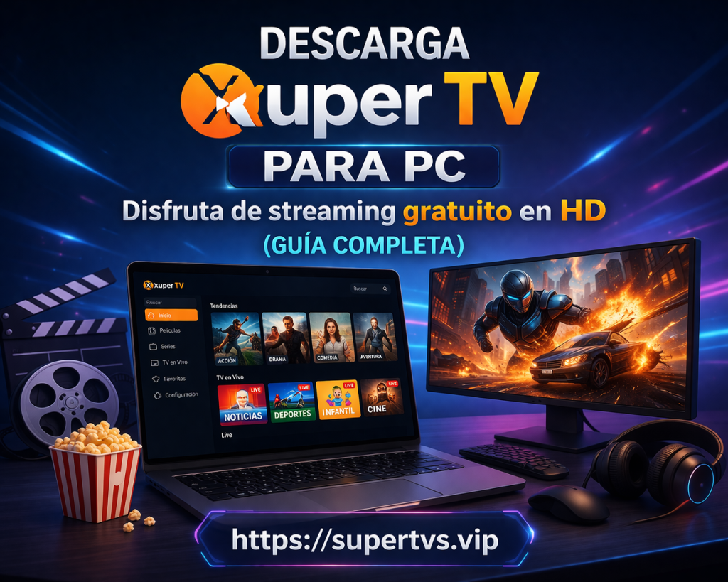 Descarga Xuper TV para PC Disfruta de streaming gratuito en HD (guía completa)