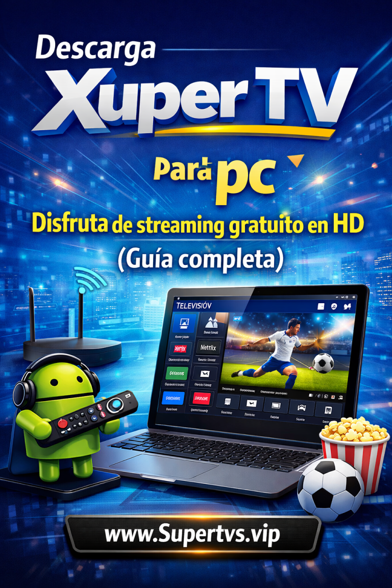 Descarga Xuper TV para PC Disfruta de streaming gratuito en HD (guía completa)