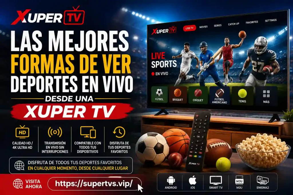Las Mejores Formas de Ver Deportes en Vivo desde una Xuper TV
